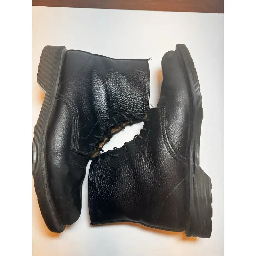 Women’s Size 8 Doc Martens Eldritch Black Leather Pebble grain Boots Cut Tag